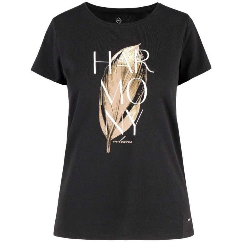Koszulka damska T-HARMONY-czarna