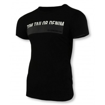 T-shirt męski TOM TAILOR 1016303-14482 - czarny