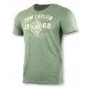 T-shirt męski TOM TAILOR - j.zielony