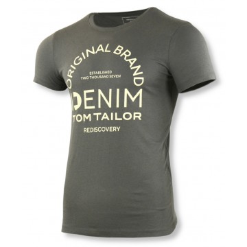 T-shirt męski TOM TAILOR 1029936-15180 - szary
