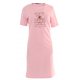 Koszula nocna z nadrukowanym pieskiem Jasno Różowa Koszula Nocna Damska Bawełniana Koszula Nocna Bielizna Nocna