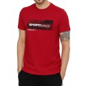 T-shirt męski 4F H4L22-TSM019 - czerwony