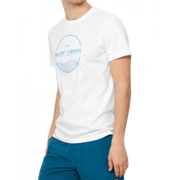 T-shirt męski 4F H4L22-TSM048 - biały