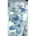 Spodnie dresowe w kwiaty (niebieskie)