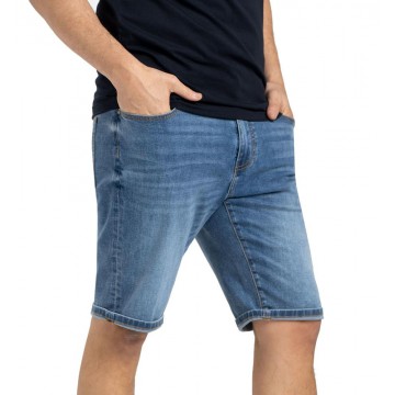 Spodenki jeansowe męskie D-HERB - niebieskie