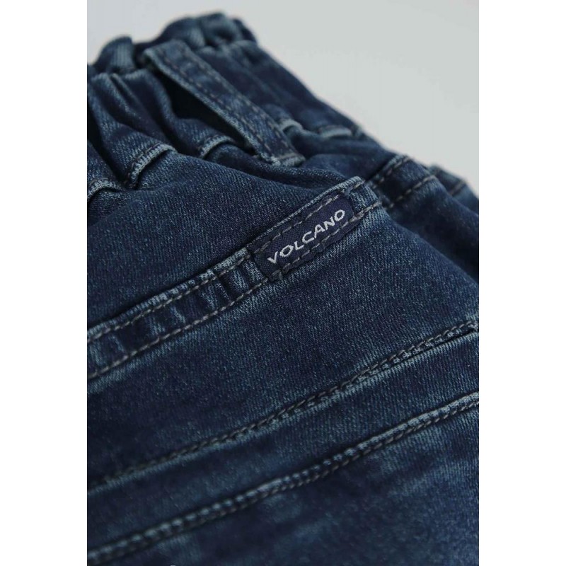 Damskie szorty z wysokim stanem D-INES - granatowy jeans