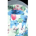 Spodnie dresowe w kwiaty (różowo niebieskie)