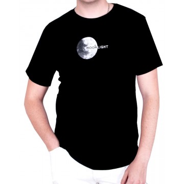 T-shirt męski bawełniany YoClub PM-028 - czarny