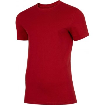 T-shirt męski 4F H4L22-TSM022 - c. czerwony