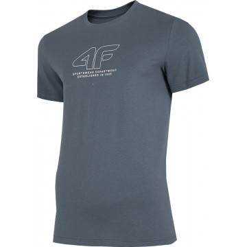 T-shirt męski 4F H4L22-TSM016 - denim