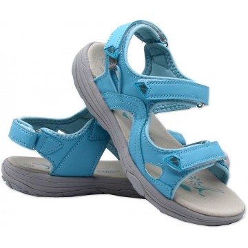 Sportowe sandały damskie American Club HL54/22 - niebieskie