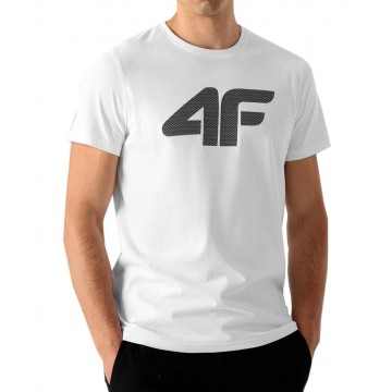 T-shirt męski 4F H4L22-TSM353 - biały