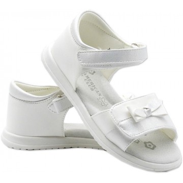 Sandały dziewczęce American Club XD57/22 - białe
