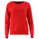 Klasyczny rozpinany sweter D. ROZMIAR (czerwony)