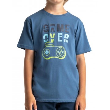 T-shirt chłopięcy T-GAME Junior - denim