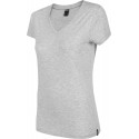 T-shirt damski Outhorn HOL22-TSD601- jasny szary melanż
