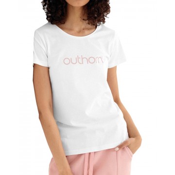 T-shirt damski Outhorn HOL22-TSD602 - biały