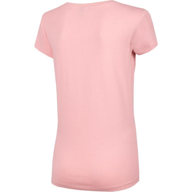 T-shirt damski Outhorn HOL22-TSD611 - jasny róż