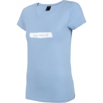 T-shirt damski Outhorn HOL22-TSD623 - niebieski