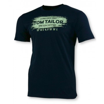 T-shirt męski TOM TAILOR 1030034-10668 - granatowy