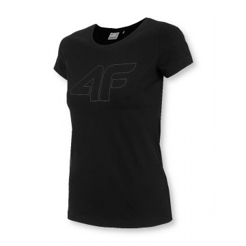 T-shirt damski 4F H4Z22-TSD353 - czarny