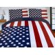 Pościel młodzieżowa 140x200  WZ. 8 Flaga Ameryki USA 3D