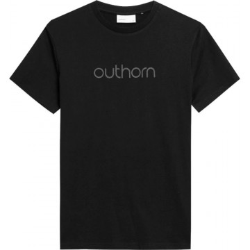 T-shirt męski Outhorn OTHAW22TTSHM060 - czarny