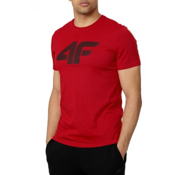 T-shirt męski 4F H4Z22-TSM353 - czerwony