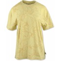 T-shirt damski oversize Outhorn OTHAW22TTSHF095 - kremowa