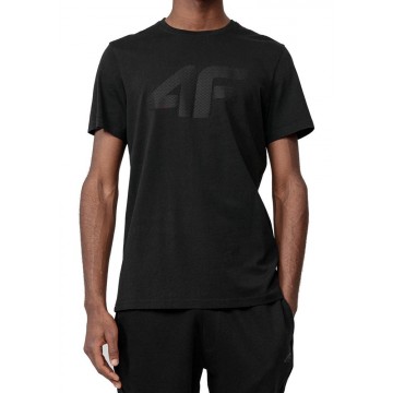 T-shirt męski 4F H4Z22-TSM353 - czarny
