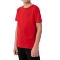 Chłopięca koszulka 4F HJZ22-JTSM001 - czerwony