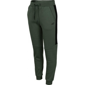 Chłopięce spodnie dresowe 4F HJZ22-JSPMD002 - zielone