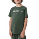 Chłopięca koszulka 4F HJZ22-JTSM003 - zielona