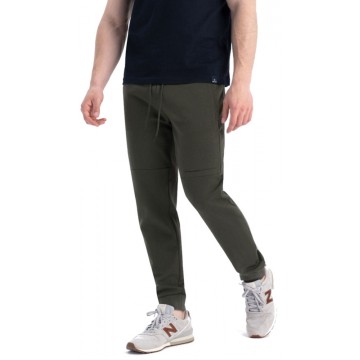 Spodnie dresowe męskie N-MOTT - oliwkowy melanż