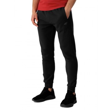 Męskie spodnie dresowe 4F H4Z22-SPMD351 - czarne