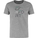 T-shirt męski T-EFFORT - szary melanż