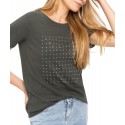 Koszulka damska T-PERFECT - khaki