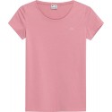 T-shirt damski 4F SS23TTSHF580 - jasny róż