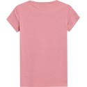 T-shirt damski 4F SS23TTSHF580 - jasny róż