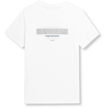 T-shirt męski 4F SS23TTSHM304 - biały