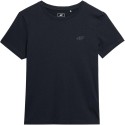 Chłopięca koszulka 4F JSS23TTSHM291 - czarna