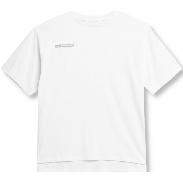 T-shirt damski 4F SS23TTSHF336 - biały