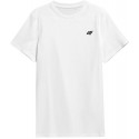 T-shirt męski 4F SS23TTSHM536 - biały