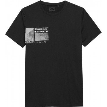 T-shirt męski 4F SS23TTSHM310 - czarny
