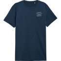 T-shirt męski 4F SS23TTSHM299 - granatowy