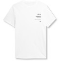 T-shirt męski 4F SS23TTSHM313 - biały