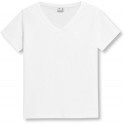 T-shirt damski 4F SS23TTSHF582 - biały