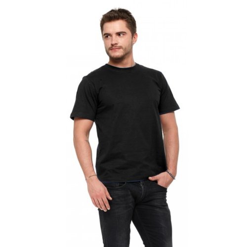 T-shirt męski MORAJ 100 % bawełna (czarny)