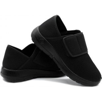 Wygodne buty damskie zapinane na rzep 23SP02-5799 -  czarne