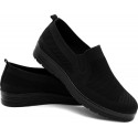 Wygodne męskie buty wsuwane 9TX02-1022 - czarne
